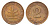 ФРГ 2 пфеннига 1950 D KM 106, J. 381 бронза 4596-1017