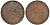 Султанат Маскат и Оман 1/4 анна (байса) 1895 AH 1315, Фейсал бен Турки (1888-1913) KM 12.2 медь 51-911