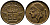 БЕЛЬГИЯ 50 САНТИМОВ 1973 BELGIQUE KM 148.1 бронза 4387-635