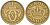 Дания 1 крона 1931 HCN; GJ, Кристиан X (1912-1947) KM 824.2 алюминиевая бронза 4587-1113