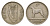 Ирландия 6 пенсов 1949 собака, ирландский волкодав KM 13a медно-никель 4690-329