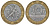 Франция 10 франков 1989 тип гений Бастилии KM 964.1, Le Franc 375.3 биметалл 45-544