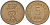 ДАНИЯ 5 ЭРЕ 1967 C; S, ФРЕДЕРИК IX (1947-1972) KM 848.1 бронза 67-754
