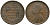 Британская Индия 1/4 анна 1874 Виктория (1837-1901) KM 467 медь 34-753