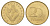 Венгрия 20 форинтов 1993 KM 696 никель латунь UNC 4678-1037