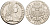 АВСТРИЯ ЖЕТОН ND ФРАНЦИСК белый металл 4528-855