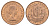Великобритания 1/2 пенни 1966 Елизавета II (1952-2022) KM 896, Spink 4158 бронза 4663-115