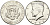 США 1/2 доллара (50 центов) 1966 Джон Кеннеди KM 202a серебро  UNC  4178-822