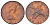 Остров Мэн 2 пенса 1976 птица, Елизавета II (1952-2022) KM 34 бронза UNC 4666-346
