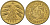 Германия 50 рентенпфеннигов 1923 A J. 310, KM 34 алюминиевая бронза UNC 1076-6-23