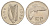 Ирландия 10 пенсов 1975 лосось KM 23 медно-никель aUNC 4175-722