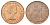 Великобритания 1 пенни 1967 Елизавета II (1952-2022) KM 897, Spink 4157 бронза UNC 4526-442