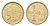 Испания 5 песет 1995 Астурия KM 946 алюминиевая бронза UNC 4623-1218