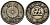 ЯПОНИЯ 5 СЕН 1889 ГОД 22, ИМПЕРАТОР МИЦУХИТО (МЭЙДЗИ) (1867-1912) KM 19 медно-никель 4511-435