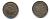 ФРГ 2 ПФЕННИГА 1967 J KM106, J.381 бронза 83-132