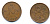 Финляндия 10 пенни 1934 республика (1918-1962) KM 24 медь 51-5427