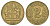 Исландия 2 кроны 1946 KM 13 алюминиевая бронза 4635-116