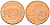 Мальта 2 евроцента 2008 F KM 126 сталь плакированная медью UNC 4548-535