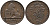 БЕЛЬГИЯ 2 САНТИМА 1864 BELGES KM 4.2 медь 95-636