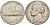 США 5 ЦЕНТОВ 1970 D, ДЖЕФФЕРСОН KM А192 медно-никель 4364-641