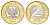 Польша 2 злотых 1994 MW KM 283 биметалл UNC 4701-123