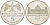 ФРГ 5 марок 1971 G, 100 лет основания Германской Империи KM 128.1, J. 409 серебро PROOF 180-1022