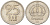 Швеция 25 эре 1944 G, Густав V (1907-1950) KM 816 серебро 4147-959