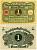 ГЕРМАНИЯ 1 МАРКА 1920 1 МАРТА 1920, ВЕЙМАРСКАЯ РЕСПУБЛИКА Pick 58 бумага аUNC 7548-64-4-1