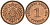 Германия 1 пфенниг 1892 A, Вильгельм II (1888-1918) KM 10, J. 10 медь 4608-563