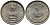 Индия 5 рупий 1995 50 лет FAO KM 157 медно-никель UNC 176-1041