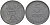 Дания 5 эре 1958 C;S, Фредерик IX (1947-1972) KM 843.2 цинк 4159-551