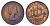 Великобритания 1/2 пенни 1957 Елизавета II (1952-2022) KM 896, Spink 4158 бронза 94-545