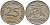 Тринидад и Тобаго 25 центов 1966 герб KM 4 медно-никель 4396-633
