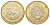 Мексика 10 песо 1998 KM 616 биметалл UNC 4622-1235