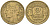 Франция 2 франка 1936 KM 886, Le Franc 268/9 медь алюминий 4582-226