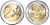 Австрия 2 евро 2008 Берта фон Зутнер KM 3143 биметалл UNC M44-20