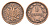 Австрия 1 крейцер 1885 Франц Иосиф I (1848-1916) KM 2187 медь 66-232