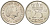Нидерланды 25 центов 1957 Юлиана (1949-1980) KM 183 никель 214-924