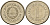 Югославия 1 динар 1990 KM 142 медь никель цинк 4159-812