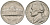 США 5 центов 1970 S (Сан-Франциско), Джефферсон KM A192 медно-никель 4592-346