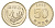 Южная Корея 50 вон 2005 KM 34 медь цинк никель UNC 4160-1246