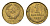 СССР 1 копейка 1989 Y 126a латунь UNC 4696-536