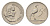 ЮАР 5 центов 1965 Ян ван Рибек (1619-1677), Suid Africa, легенда на африкаанс, райский журавль KM 67.2 медно-никель 4694-422