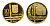 Румыния 10 леев 2008 золотые сокровища, тираж 500 экземпляров KM 232 золото PROOF 00-000-00