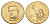 США 1 доллар 2010 D, Президент США - Миллард Филлмор (1850-1853) KM 475 медь с марганцево-латунным покрытием UNC 4624-522
