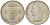 БЕЛЬГИЯ 1 ФРАНК 1957 BELGIE KM 143.1 медно-никель 4546-345