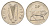 Ирландия 5 пенсов 1976 бык KM 22 медно-никель UNC 4175-313
