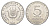 Бурунди 5 франков 1980 KM 20 алюминий UNC 4652-941