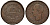 Греция 10 лепта 1869 ВВ, король Георг I (1863-1913) KM 43 медь 4536-614