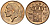 БЕЛЬГИЯ 50 САНТИМОВ 1979 BELGIE KM 149.1 бронза 4528-947
